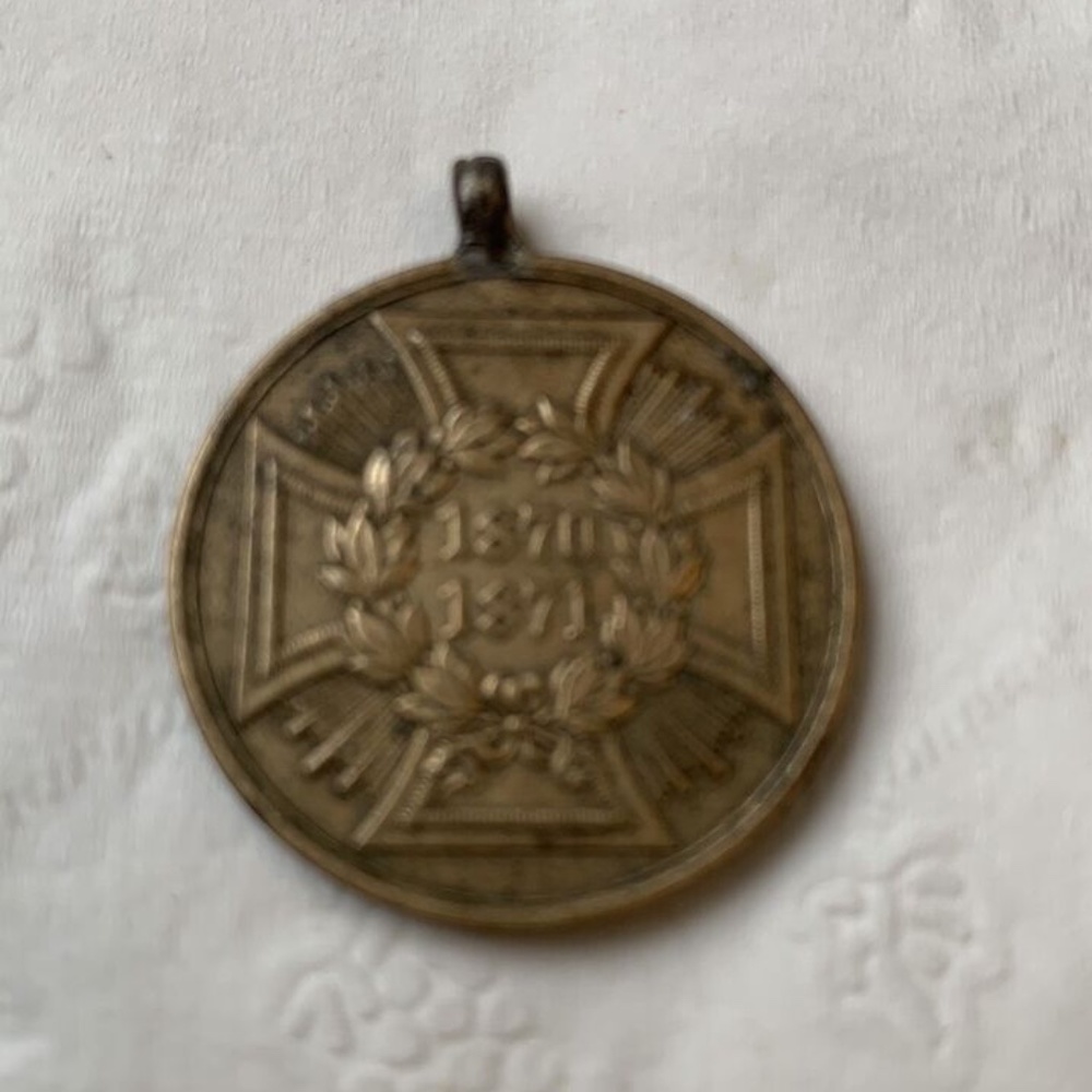 German War merrit medaille Dem Siegreichen Heere W/ bale original